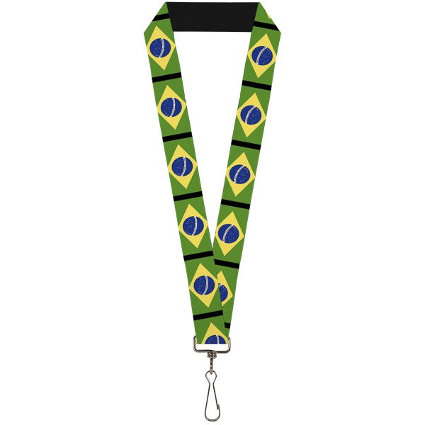 Lanyard - 1.0  - Brazil Flags Cheap