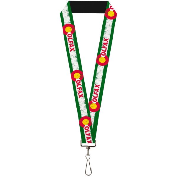 Lanyard - 1.0  - COLFAX Green Stripe Weathered For Cheap