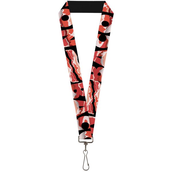 Lanyard - 1.0  - Bacon w Text1 For Sale